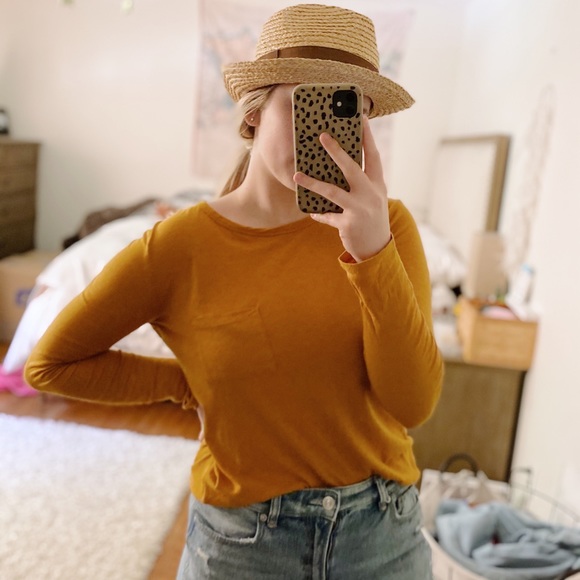 ☼ yellow long sleeve tee - Picture 2 of 7